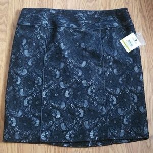Black Lace Skirt